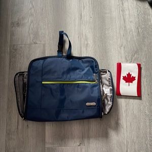 Travelon toiletries travel case and passport holder